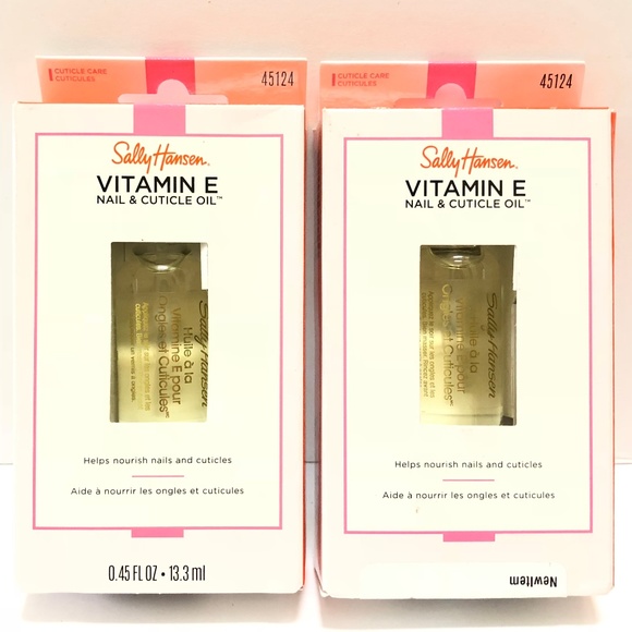 327 2pk Sally Hansen Vitamin E Nail Cuticle Oil Nwt